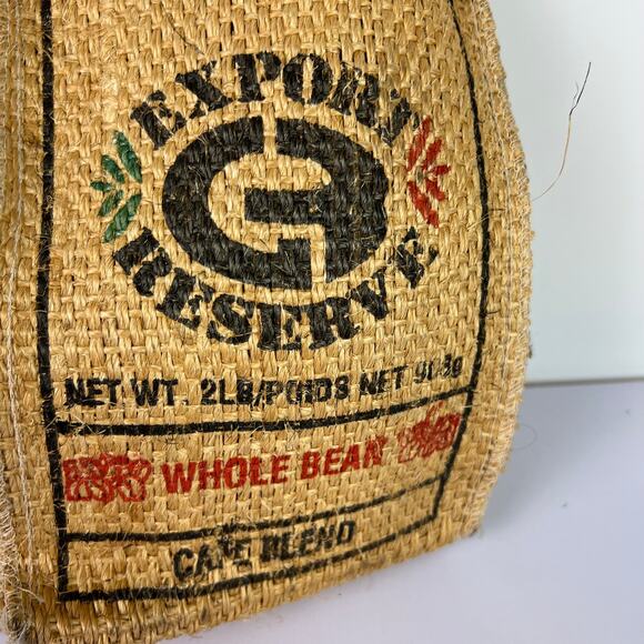 CAFE BRITT Costa Rica Arabica COFFEE BURLAP BAG SACK 2 Pound Bag - Picture 11 of 16